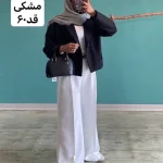 کت مازراتی/کت فری سایز/کت قهوه ای/کت زنانه/کت دخترانه/مانتوکتی/کت - تصویر 6