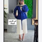 کت کمربنددار،کت پاییزه،کت فری سایز،کت،مانتوکتی،کت تک،مانتو،کت مازراتی،کت اورسایز - تصویر 12