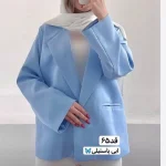 کت/کت زنانه/کت مازراتی/کت چهارفصل/کت فری سایز/مانتوکتی/مانتو - تصویر 4