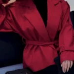 ترنج کت پاییزه/کت/کت پاییزه/کت کبریتی/کت عروسکی کبریتی/مانتو کتی/لباس پاییزه/ترنج کت - تصویر 5