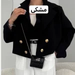 کراپ کت/کراپ کت مجلسی/کراپ کت مازراتی/کت/کت دخترانه/کت زنانه/کت کوتاه - تصویر 6