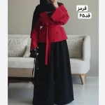 کت کمربنددار،کت پاییزه،کت فری سایز،کت،مانتوکتی،کت تک،مانتو،کت مازراتی،کت اورسایز - تصویر 9