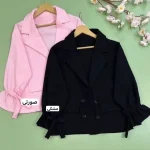 کت تابستونه/کت عروسکی/کت السا/کت استین بنددار/کت/مانتوکتی/مانتوتابستانه/مانتو کتی - تصویر 9