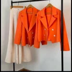 کت /کراپ کت/کت نارنجی/کت مجلسی/کت جدید - تصویر 4