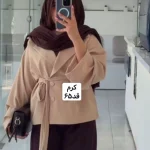 کت کمربنددار،کت پاییزه،کت فری سایز،کت،مانتوکتی،کت تک،مانتو،کت مازراتی،کت اورسایز - تصویر 11