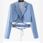 کراپ کت آستردار/کت/کت بندی/کت مازراتی/کت مجلسی/ارسال فوری - تصویر 7