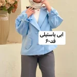 کت/کت عروسکی/کت دخترانه/کت استین بنددار/کت جدید/کت رنگ سال/کت مازراتی/مانتوکتی/کت فری سایز - تصویر 4