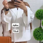 کت/کت عروسکی/کت دخترانه/کت استین بنددار/کت جدید/کت رنگ سال/کت مازراتی/مانتوکتی/کت فری سایز - تصویر 11