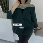 کت،کت بغل چاک،کت پاییزه،مانتو،مانتوکتی،کت زنانه،کت فری سایز،کت مازراتی - تصویر 5