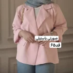 کت،کت بغل چاک،کت پاییزه،مانتو،مانتوکتی،کت زنانه،کت فری سایز،کت مازراتی - تصویر 4