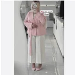 کت کمربنددار،کت پاییزه،کت فری سایز،کت،مانتوکتی،کت تک،مانتو،کت مازراتی،کت اورسایز - تصویر 18