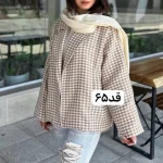 ترنج کت پاییزه/کت پاییزه/کت پیچازی/کت فری سایز/مانتو کتی پاییزه/کت جدید پاییزه - تصویر 2