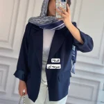 کت،کت بغل چاک،کت پاییزه،مانتو،مانتوکتی،کت زنانه،کت فری سایز،کت مازراتی - تصویر 6