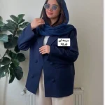 کت زنانه/کت فری سایز/کت دخترانه/مانتوکتی/کت اورسایز/کت جدید - تصویر 9