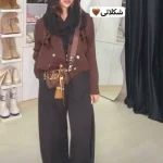 کراپ کت/کراپ کت مجلسی/کراپ کت مازراتی/کت/کت دخترانه/کت زنانه/کت کوتاه - تصویر 8