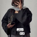 کت عروسکی/کت عروسکی مشکی/مانتو کتی/مانتو - تصویر 4