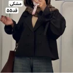 کت عروسکی/کت عروسکی مشکی/مانتو کتی/مانتو - تصویر 3