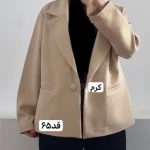کت/کت زنانه/کت مازراتی/کت چهارفصل/کت فری سایز/مانتوکتی/مانتو - تصویر 5