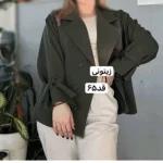 کت عروسکی/کت پاییزه/کت استین بنددار/مانتوپاییزه/کت زنانه/کت/کت جدید/مانتوکتی/مانتو - تصویر 7