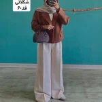 کت مازراتی/کت فری سایز/کت قهوه ای/کت زنانه/کت دخترانه/مانتوکتی/کت - تصویر 7