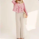 کت/کراپ کت/کت مجلسی/کت جدیدعید/کراپ کت فری سایز/ارسال فوری - تصویر 3