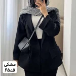 کت زنانه/کت/کت دخترانه/کت استین پاکتی/کت فری سایز/کت اورسایز/مانتوکتی/کت جدید - تصویر 10