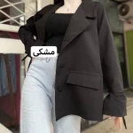 کت عروسکی،کت پاییزه،کت زنانه،کت استین بنددار،کت،مانتوکتی،کت جدید،مانتو - تصویر 5