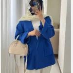 مانتو کتی مجلسی زنانه سوپر مازراتی در رنگ بندی - تصویر 5