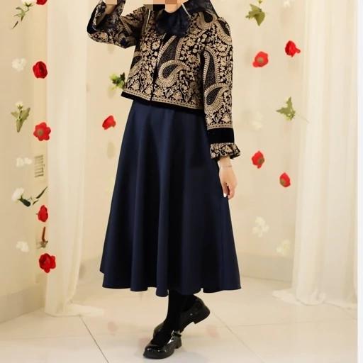 222SyOEtFBKqA2d31LuxoZxPt6l4is5hrnGaRy5gZ3nCNDitCU.jpg_512X512X70.jpg کت دامن مجلسی مخمل سوزن دوزی زنانه دخترانه در رنگ بندی - تصویر 1