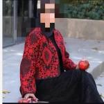 کت یلدایی قرمز نپالی طرح دار از 34 تا 60