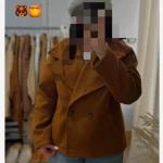 پالتو زنانه فوتر آستردار پالتو کوتاه پالتو فوتر دورو کوبیده پالتو زمستانه زنانه دخترانه - تصویر 5