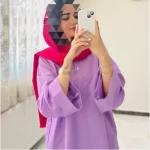 تونیک جلو بسته سه دکمه زنانه در رنگ بندی - تصویر 3
