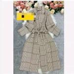 پالتو پاییزه زنانه دخترانه بلند چهارخونه پشمی پیچازی درجه یک - تصویر 6