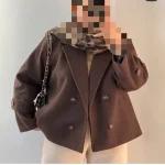 پالتو کتی آستر دار موکا قهوه ای ترک از 34 تا 60
