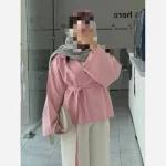 کت دخترانه زنانه مازراتی صورتی پودری