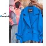 کت/مانتو کتی/مانتو عروسکی/کت عروسکی جدید/کت آستین بنددار/کت مجلسی - تصویر 11