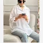 شومیز سفید زنانه دخترانه مدل بهار رنگ بندی سایزبندی
