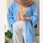 مانتو کتی زنانه کرپ مازراتی - تصویر 4