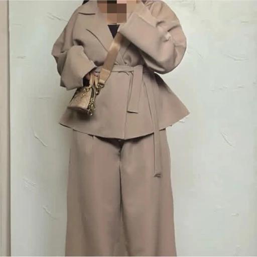 BscL9hYA7MT8GYzaU4wZcOQscEBJ6qTVSBNuqDEqiuXl4sWzVe.jpg_512X512X70.jpg کت شلوار کرم کت زنانه کت دخترانه سوپر مازراتی کت جدید شلوار بگ نیم بگ کت و شلوار عروسکی اسپرت سایز بندی - تصویر 1