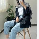 مانتو دخترانه مدل موکا در رنگ بندی - تصویر 7