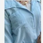 شومیز مانتویی زنانه مدل یوکا در رنگ بندی - تصویر 4