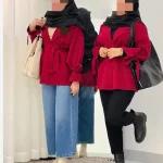 مانتو دانشجویی زنانه دخترانه سوپر مازراتی رنگ بندی - تصویر 3