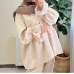 شومیز مانتویی دخترانه زنانه مدل عروسکی در رنگ بندی - تصویر 4