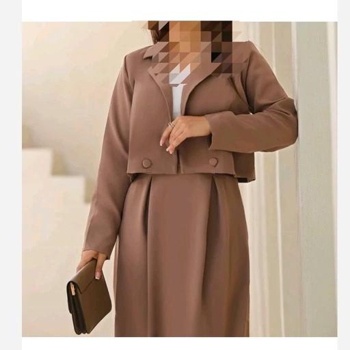 NYed8YYYg0BFW8OcH0pTFgKDw47lNdOeib8sgOolO2Y8vHpshm.jpg_512X512X70.jpg کت دامن زنانه مازراتی در 100 رنگ سایز 36 تا 66 قد دامن قابل تغییر - تصویر 1