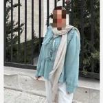 شومیز مانتویی خنک تابستانه در سایز بندی - تصویر 4