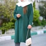 مانتو زنانه ابروبادی مدل تامیلا سایز فری 36 الی 50 - تصویر 4