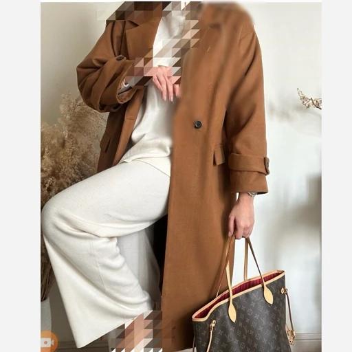 SCMGvJoOo1DgzLMENWsYtxx43k3wVXooxfyg667CFZBrzqCIpL.jpg_512X512X70.jpg پالتو زنانه فوتر دو رو کوبیده در رنگ بندی سایز بندی - تصویر 1