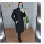 پالتو زنانه فوتر دو رو کوبیده آستر دار - تصویر 4