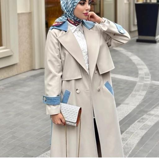 SYZ1DAmBRO6xgvdT3mMLaCqAKYlrKhLoqT4oPxFBBTQEJqx8yZ.jpg_512X512X70.jpg ترنچ کت و بارانی آستردار زنانه و دخترانه کتان زارا و لی در رنگ بندی و سایزبندی - تصویر 1