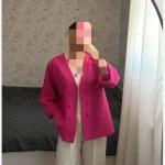 مانتو کتی زنانه مدل شش دکمه کرپ سوپر مازراتی - تصویر 4